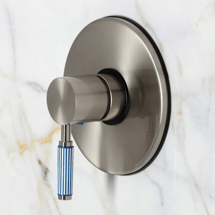 Kingston Verona KB6338KPS Single-Handle Pressure Balanced Tub and Shower Faucet, Brushed Nickel