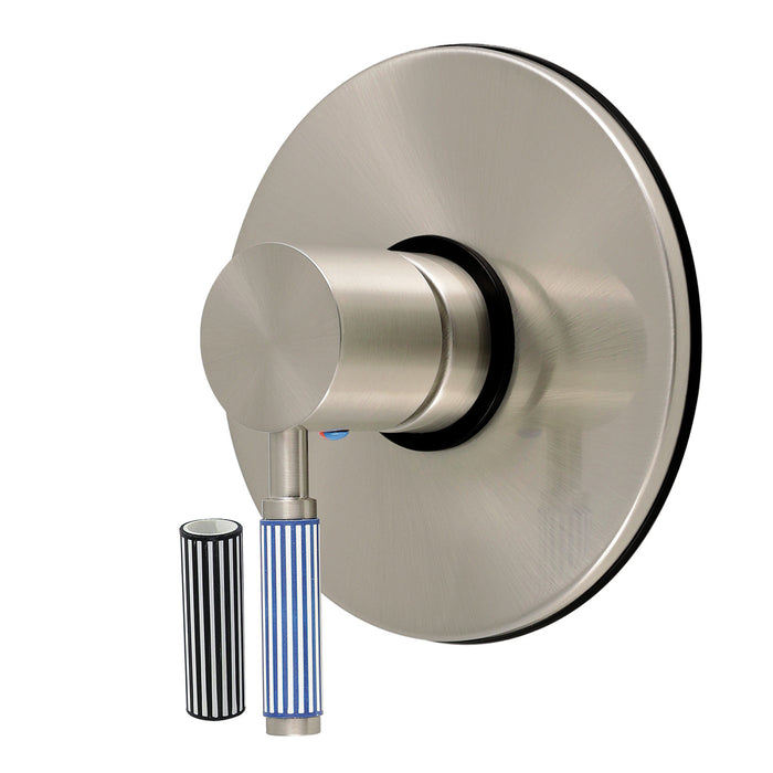 Kingston Verona KB6338KPSE Single-Handle Pressure Balanced Tub and Shower Faucet Valve and Trim Kit, Brushed Nickel (Valve Included)