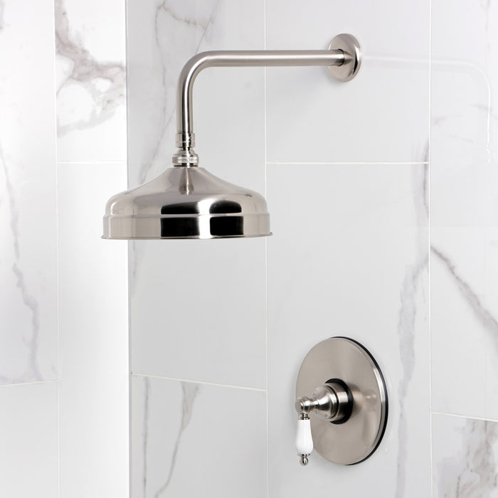 Kingston Heirloom KB6338PLSO - Victorian Single-Handle Pressure Balanced Shower Faucet, Brushed Nickel