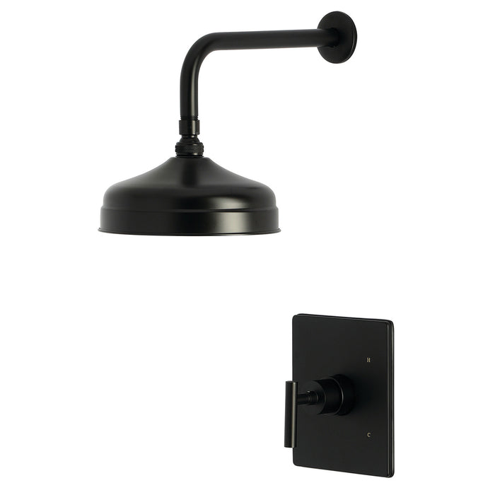 Kingston Manhattan KB6340CMLSO Single-Handle Pressure Balanced Shower Faucet, Matte Black