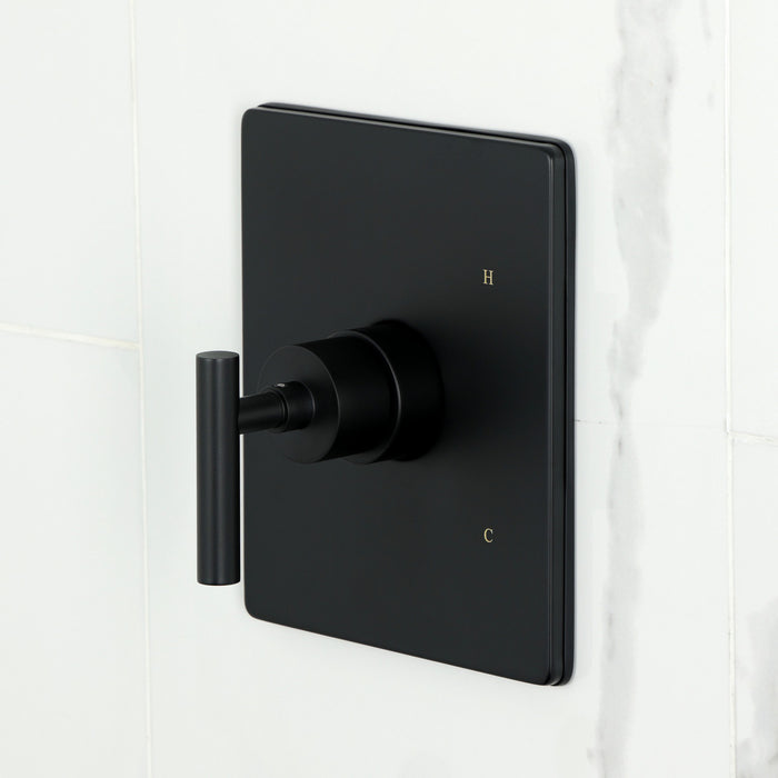 Kingston Sona KB6340CMLTO - Manhattan Single-Handle Pressure Balanced Tub Faucet, Matte Black