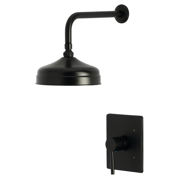 Kingston Concord KB6340DLSO Single-Handle Pressure Balanced Shower Faucet, Matte Black