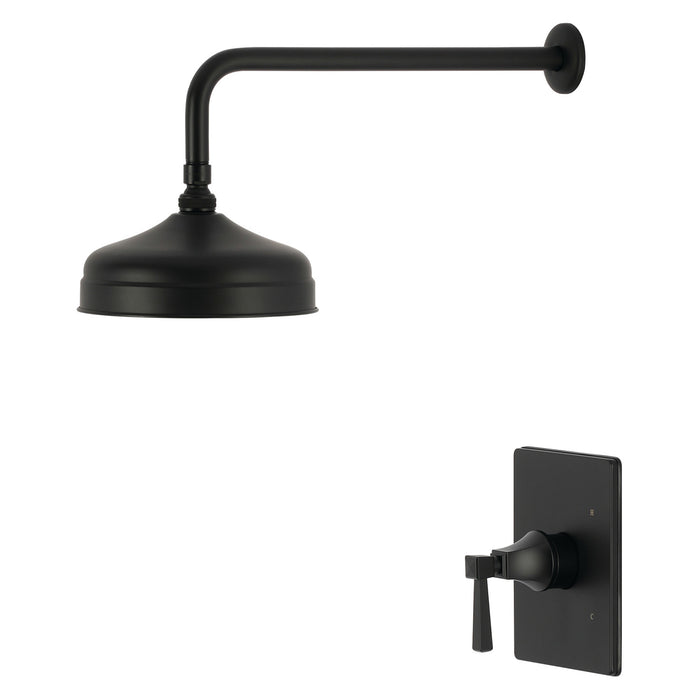 Kingston KB6340DQLSO Single-Handle Pressure Balanced Shower Faucet, Matte Black