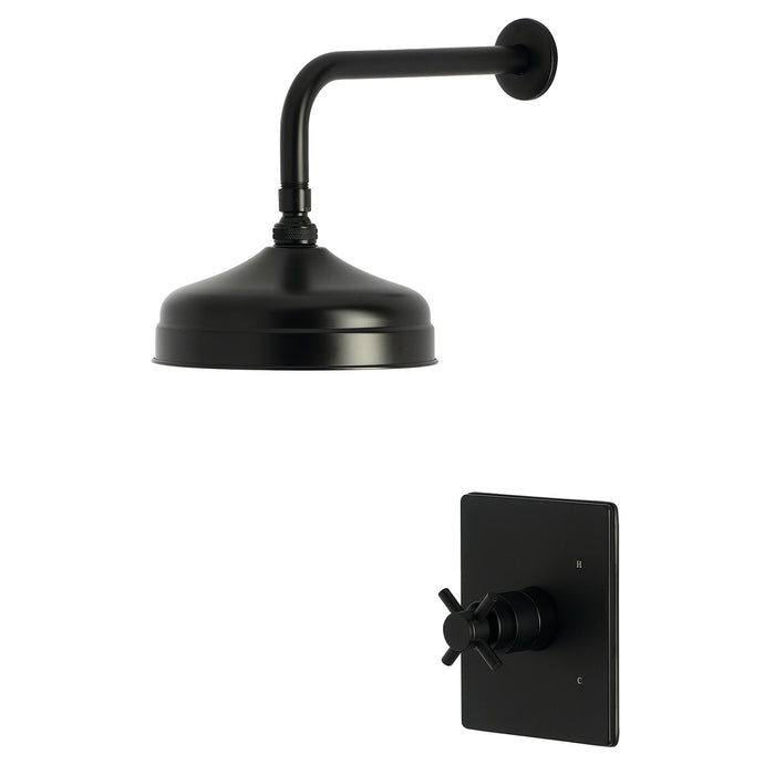 Kingston Sona KB6340DXSO - Concord Single-Handle Pressure Balanced Shower Faucet, Matte Black