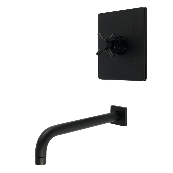 Kingston Sona KB6340DXTO - Concord Single-Handle Pressure Balanced Tub Faucet, Matte Black