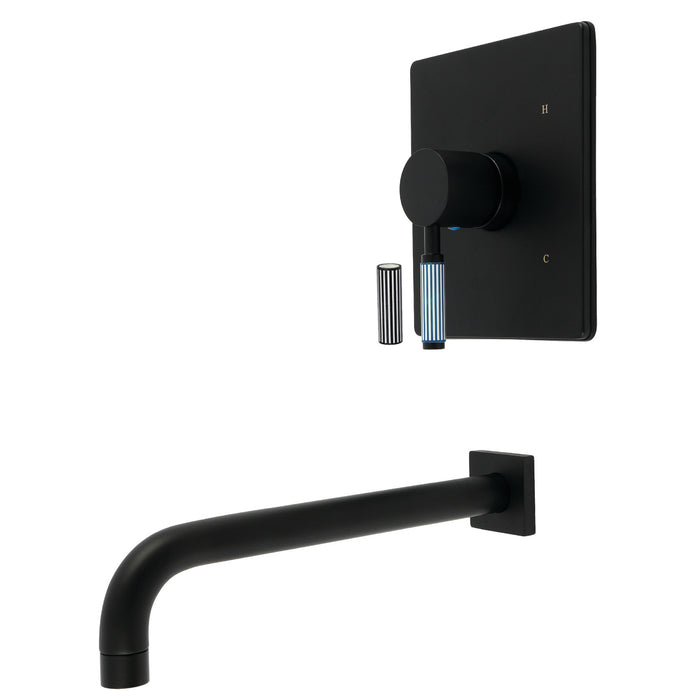 Kingston Verona KB6340KPSTO Single-Handle Pressure Balanced Tub Faucet, Matte Black