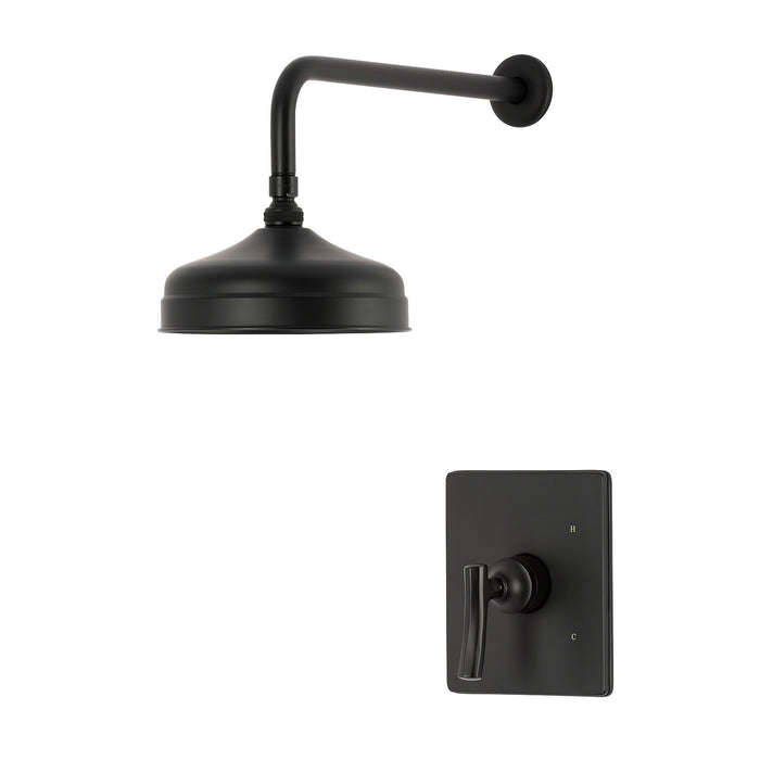 Kingston Hallerbos KB6340TKLSO Single-Handle Pressure Balanced Shower Faucet, Matte Black