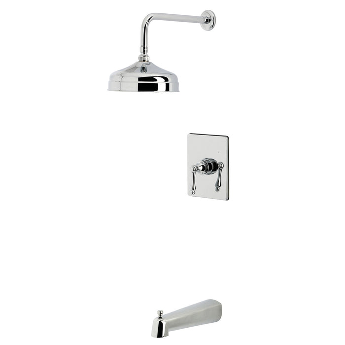 Kingston Tulare KB6341AL - Revival Single-Handle Pressure Balanced Tub and Shower Faucet, Polished Chrome