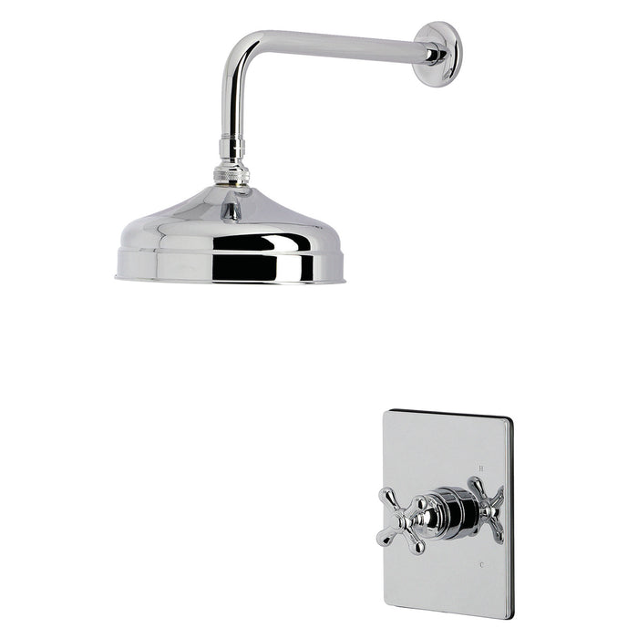 Kingston Restoration KB6341AXSO Single-Handle Pressure Balanced Shower Faucet, Polished Chrome