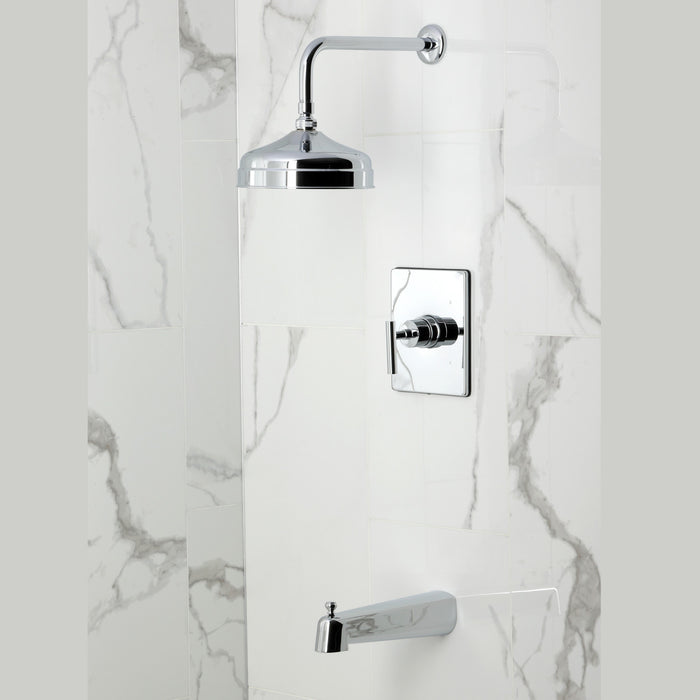 Kingston Sona KB6341CML - Manhattan Single-Handle Pressure Balanced Tub and Shower Faucet, Polished Chrome