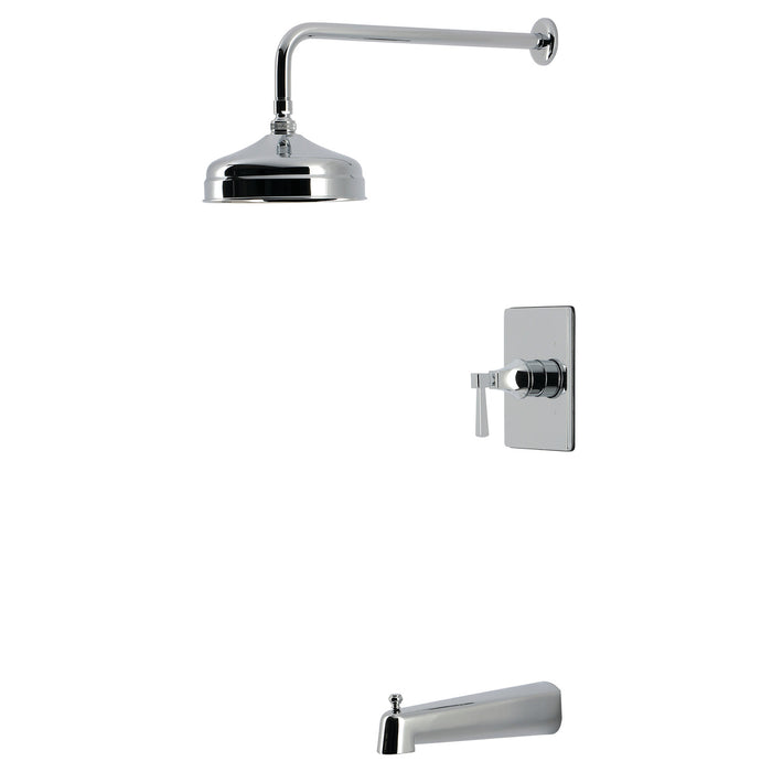 Kingston KB6341DQL Single-Handle Pressure Balanced Tub and Shower Faucet, Polished Chrome