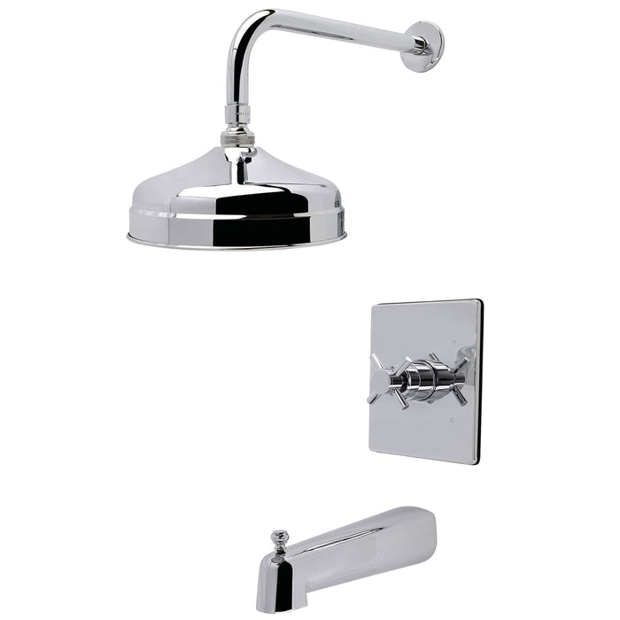 Kingston Sona KB6341DX - Concord Single-Handle Pressure Balanced Tub and Shower Faucet, Polished Chrome