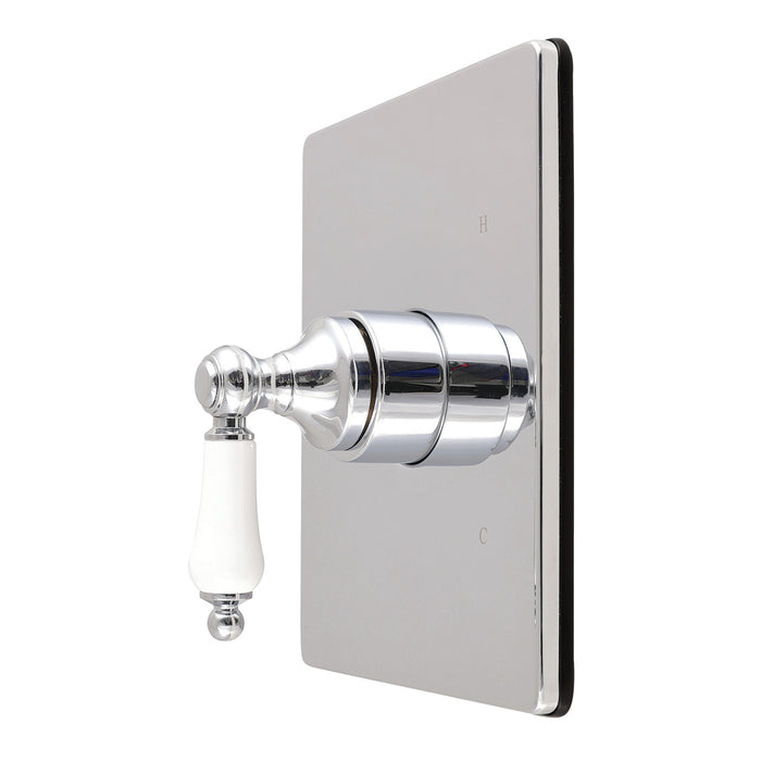 Kingston Demure KB6341PLE Single-Handle Pressure Balanced Tub and Shower Faucet Valve and Trim Kit, Polished Chrome (Valve Included)