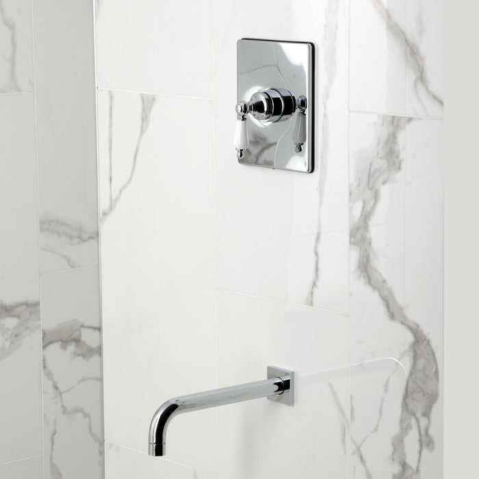 Kingston Tulare KB6341PLTO - Victorian Single-Handle Pressure Balanced Tub Faucet, Polished Chrome