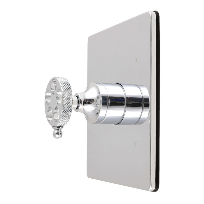 Kingston Webb KB6341RKXE Single-Handle Pressure Balanced Tub and Shower Faucet Valve and Trim Kit, Polished Chrome (Valve Included)