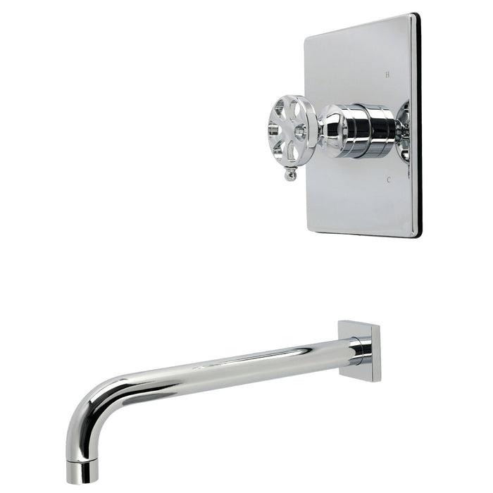 Kingston Belknap KB6341RXTO Single-Handle Pressure Balanced Tub Faucet, Polished Chrome