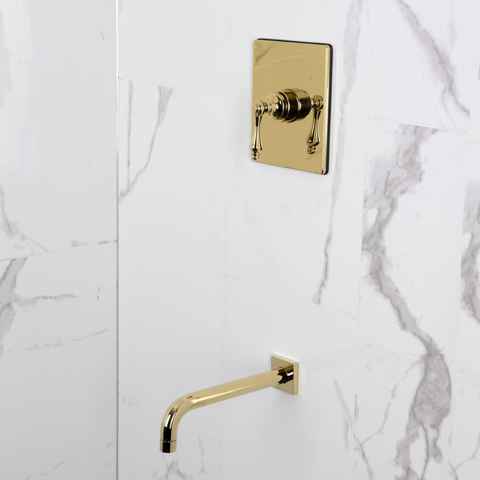 Kingston Tulare KB6342ALTO - Restoration Single-Handle Pressure Balanced Tub Faucet, Polished Brass