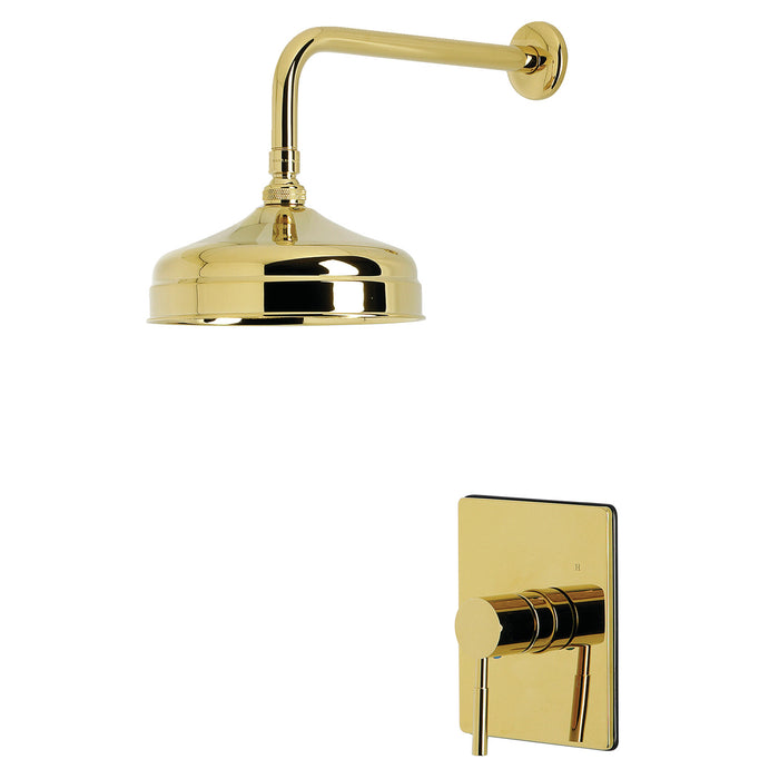 Kingston Concord KB6342DLSO Single-Handle Pressure Balanced Shower Faucet, Polished Brass