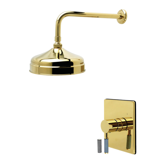 Kingston Verona KB6342KPSSO Single-Handle Pressure Balanced Shower Faucet, Polished Brass