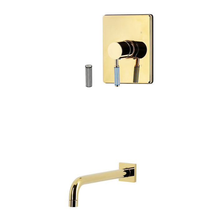 Kingston Verona KB6342KPSTO Single-Handle Pressure Balanced Tub Faucet, Polished Brass