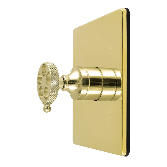 Kingston Webb KB6342RKXE Single-Handle Pressure Balanced Shower Valve Trim Kit, Polished Brass