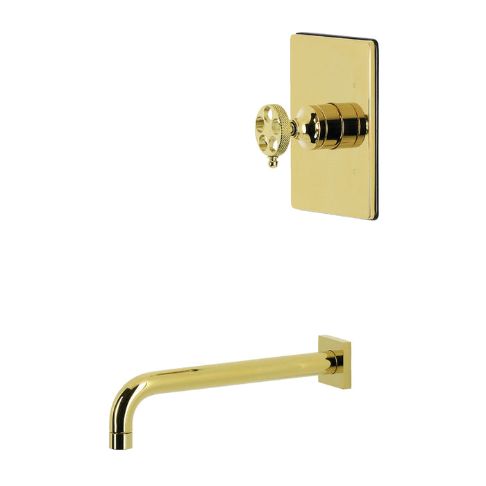 Kingston Webb KB6342RKXTO Single-Handle Pressure Balanced Tub Faucet, Polished Brass