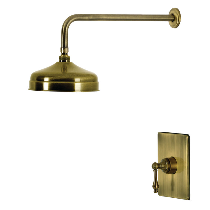Kingston Restoration KB6343ALSO Single-Handle Pressure Balanced Shower Faucet, Antique Brass
