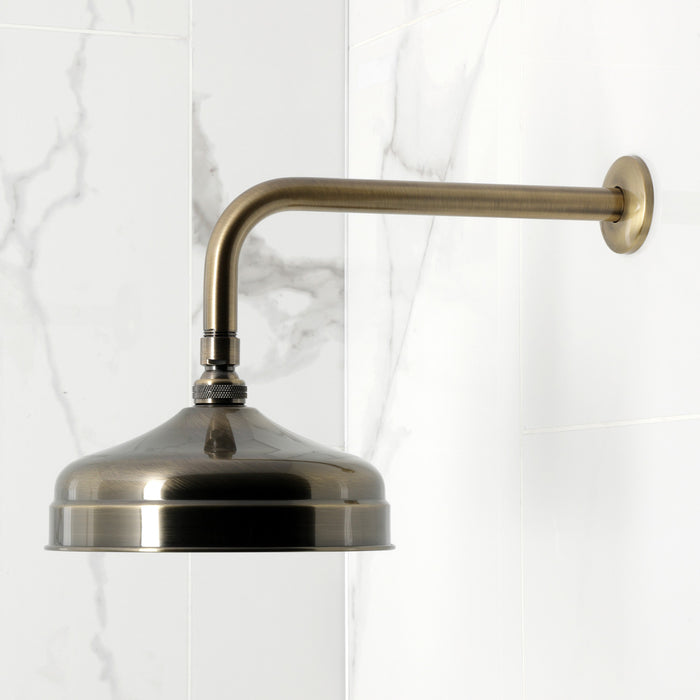Kingston Tulare KB6343AX - Revival Single-Handle Pressure Balanced Tub and Shower Faucet, Antique Brass