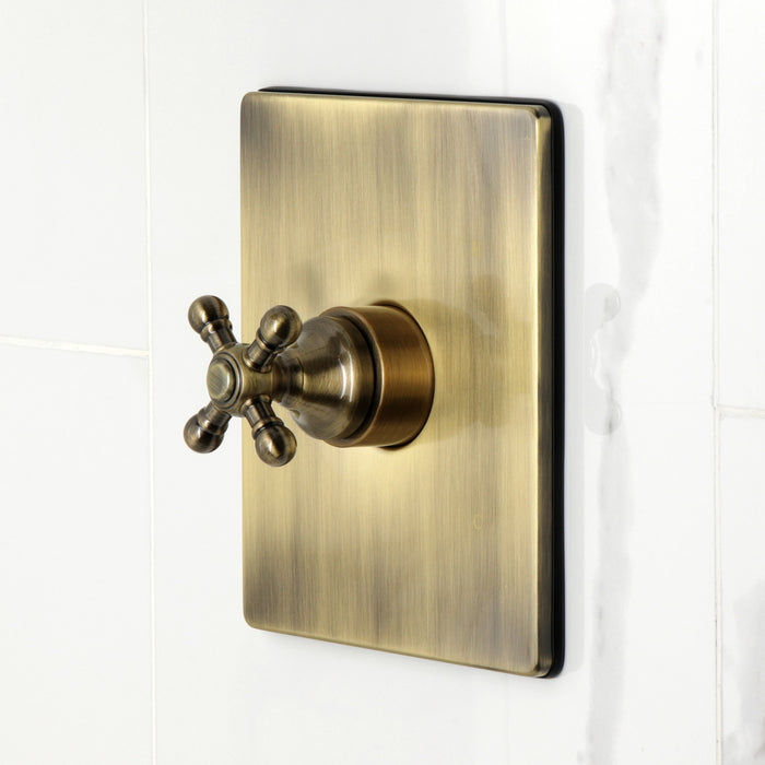 Metropolitan KB6343BX Single-Handle Pressure Balanced Tub and Shower Faucet, Antique Brass