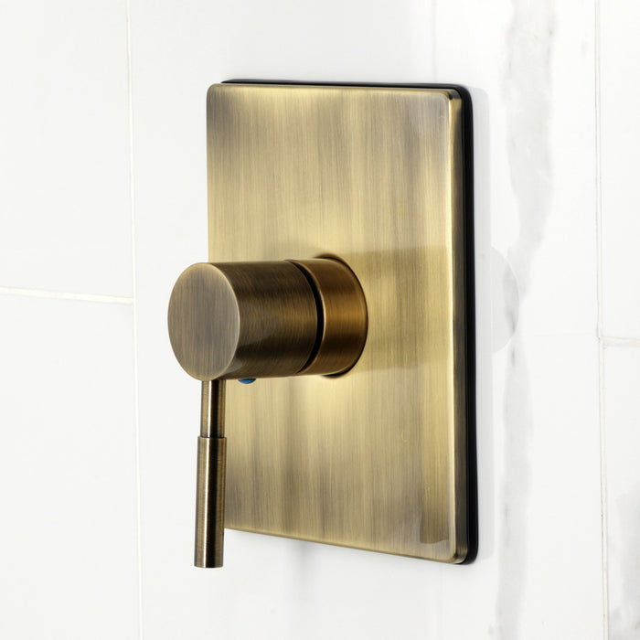 Kingston Sona KB6343DL - Concord Single-Handle Pressure Balanced Tub and Shower Faucet, Antique Brass