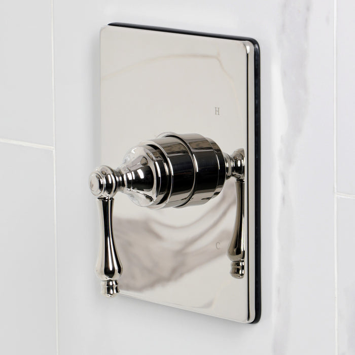 Kingston Tulare KB6346AL - Revival Single-Handle Pressure Balanced Tub and Shower Faucet, Polished Nickel