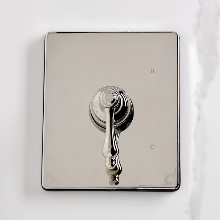 Kingston Tulare KB6346AL - Revival Single-Handle Pressure Balanced Tub and Shower Faucet, Polished Nickel