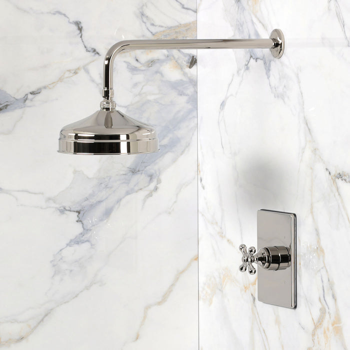 Kingston Restoration KB6346AXSO Single-Handle Pressure Balanced Shower Faucet, Polished Nickel