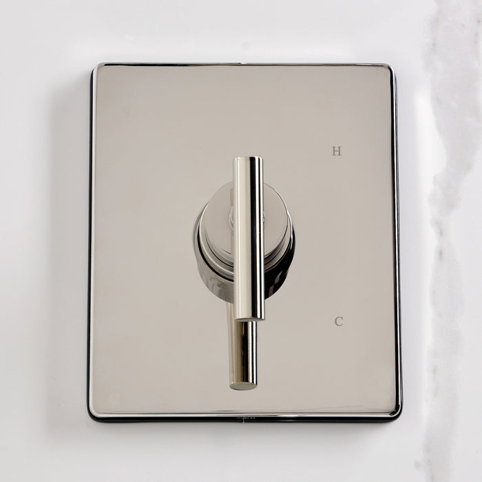 Kingston Sona KB6346CML - Manhattan Single-Handle Pressure Balanced Tub and Shower Faucet, Polished Nickel