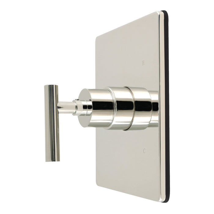 Kingston Manhattan KB6346CMLE Single-Handle Pressure Balanced Shower Valve Trim Kit, Polished Nickel