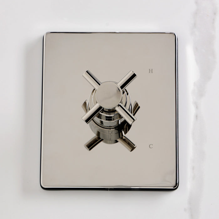 Kingston Sona KB6346DX - Concord Single-Handle Pressure Balanced Tub and Shower Faucet, Polished Nickel