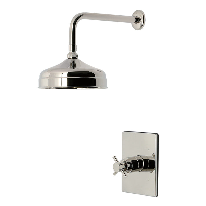 Kingston Concord KB6346DXSO Single-Handle Pressure Balanced Shower Faucet, Polished Nickel