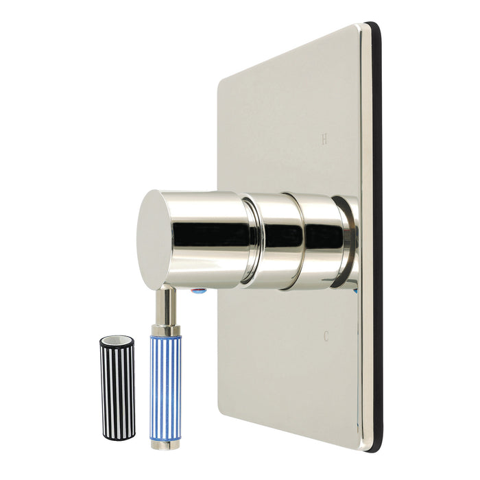 Kingston Verona KB6346KPSE Single-Handle Pressure Balanced Shower Valve Trim Kit, Polished Nickel