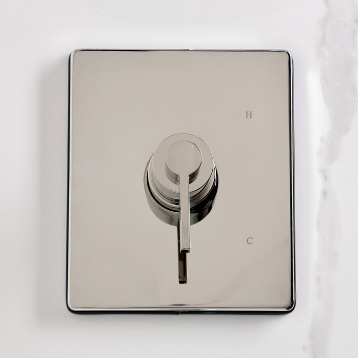 Kingston Sona KB6346NDL - NuvoFusion Single-Handle Pressure Balanced Tub and Shower Faucet, Polished Nickel