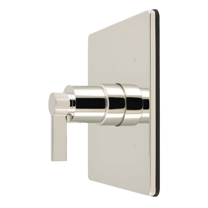 Kingston NuvoFusion KB6346NDLE Single-Handle Pressure Balanced Shower Valve Trim Kit, Polished Nickel