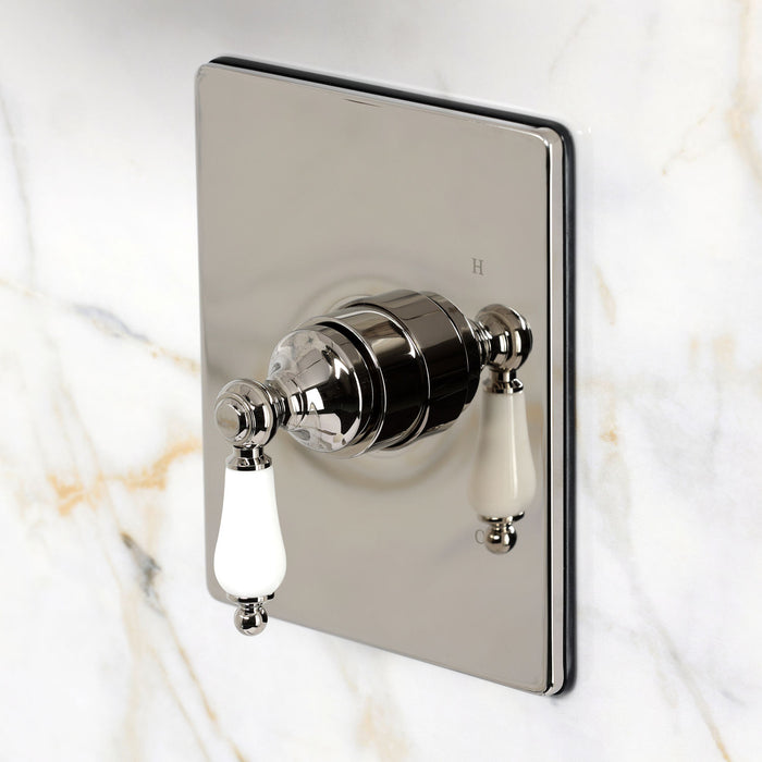 Kingston Victorian KB6346PLSO Single-Handle Pressure Balanced Shower Faucet, Polished Nickel