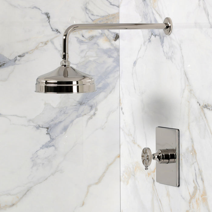 Kingston Belknap KB6346RXSO Single-Handle Pressure Balanced Shower Faucet, Polished Nickel