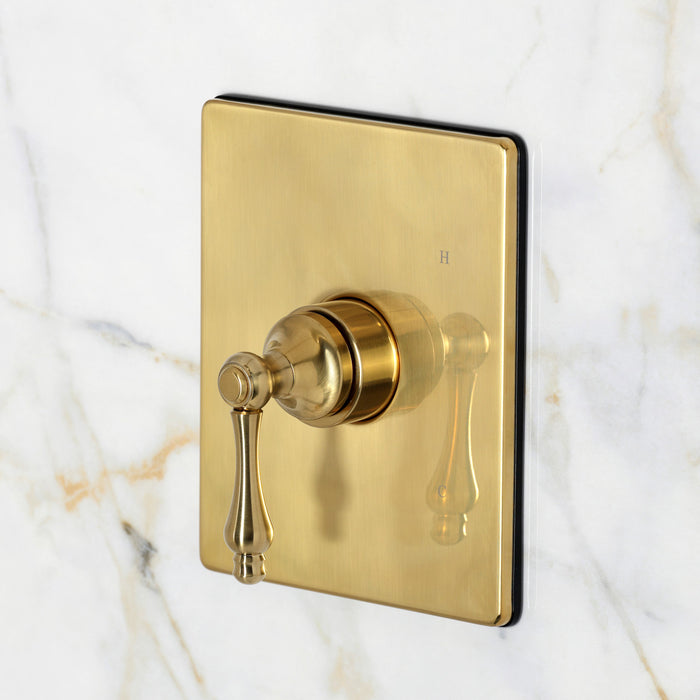 Kingston Restoration KB6347ALSO Single-Handle Pressure Balanced Shower Faucet, Brushed Brass