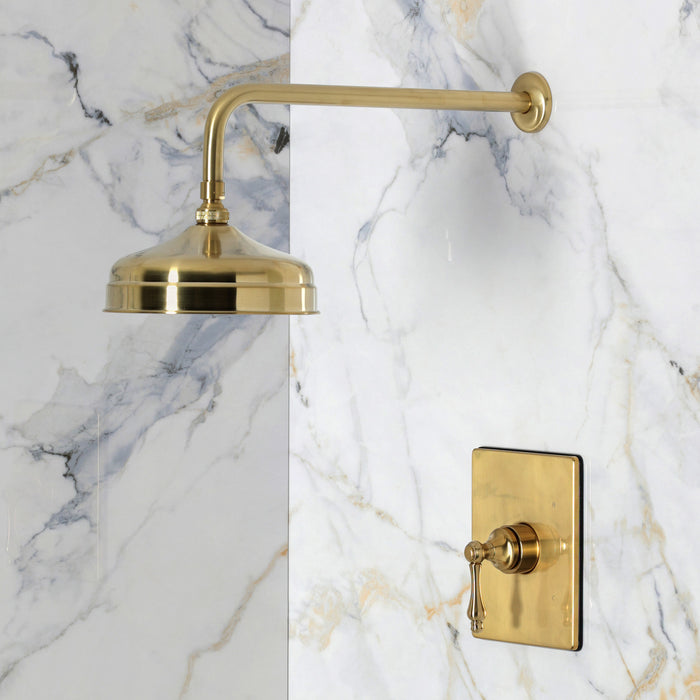 Kingston Restoration KB6347ALSO Single-Handle Pressure Balanced Shower Faucet, Brushed Brass