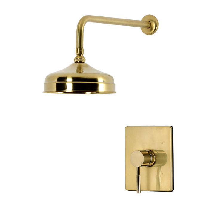 Kingston Concord KB6347DLSO Single-Handle Pressure Balanced Shower Faucet, Brushed Brass