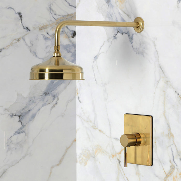 Kingston Concord KB6347DLSO Single-Handle Pressure Balanced Shower Faucet, Brushed Brass