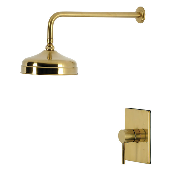 Kingston Concord KB6347DLSO Single-Handle Pressure Balanced Shower Faucet, Brushed Brass