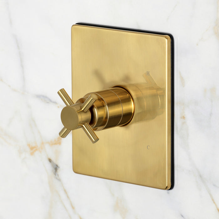 Kingston Sona KB6347DXSO - Concord Single-Handle Pressure Balanced Shower Faucet, Brushed Brass