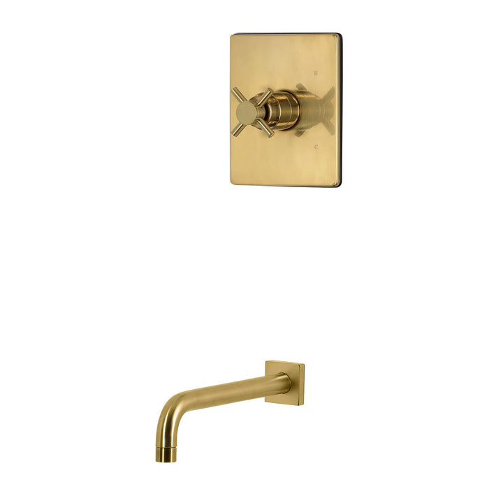 Kingston Sona KB6347DXTO - Concord Single-Handle Pressure Balanced Tub Faucet, Brushed Brass