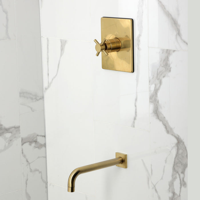 Kingston Sona KB6347DXTO - Concord Single-Handle Pressure Balanced Tub Faucet, Brushed Brass